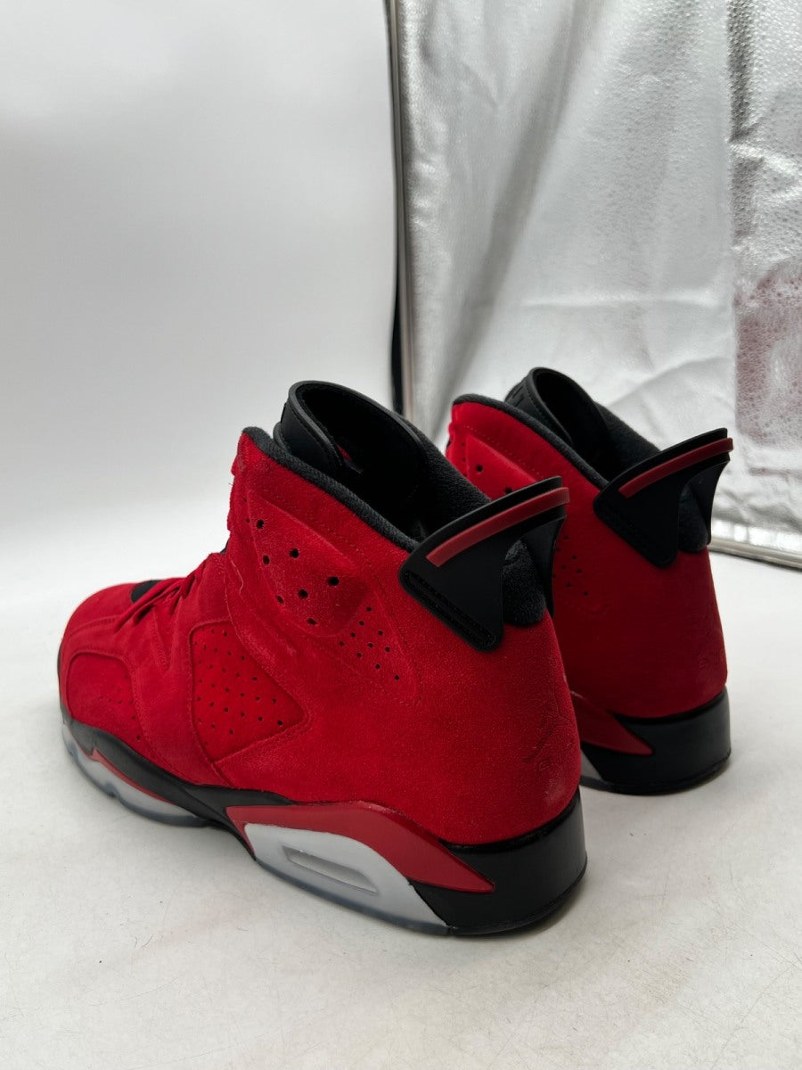 Jordan 6 Retro Toro Bravo 14 (Lightly Worn Pre-Owned)JordanVarsity Red/Black - Image 4