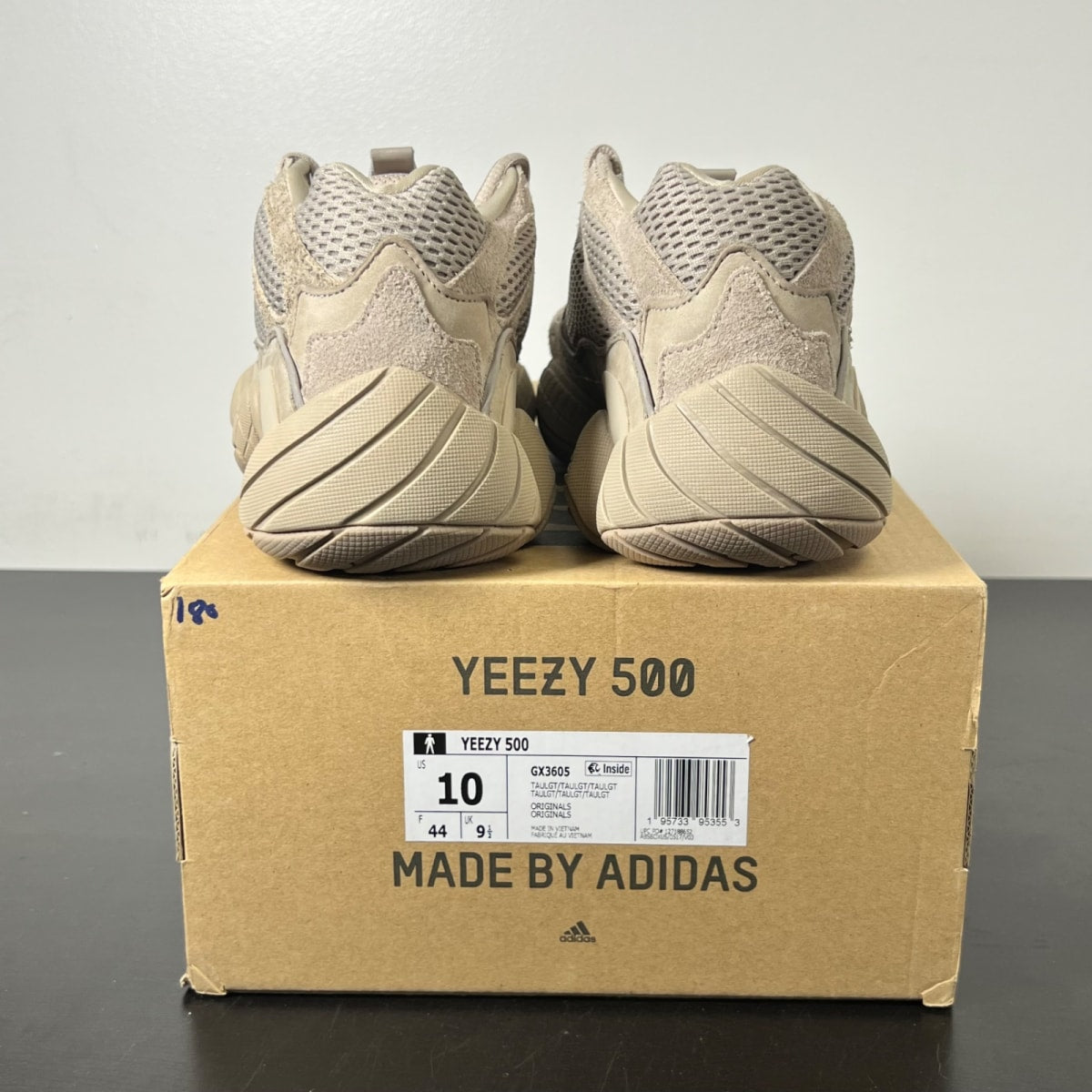 adidas Yeezy 500 Taupe Light 10 (New Pre-Owned)adidasTaupe Light/Taupe Light/Taupe Light - Image 3