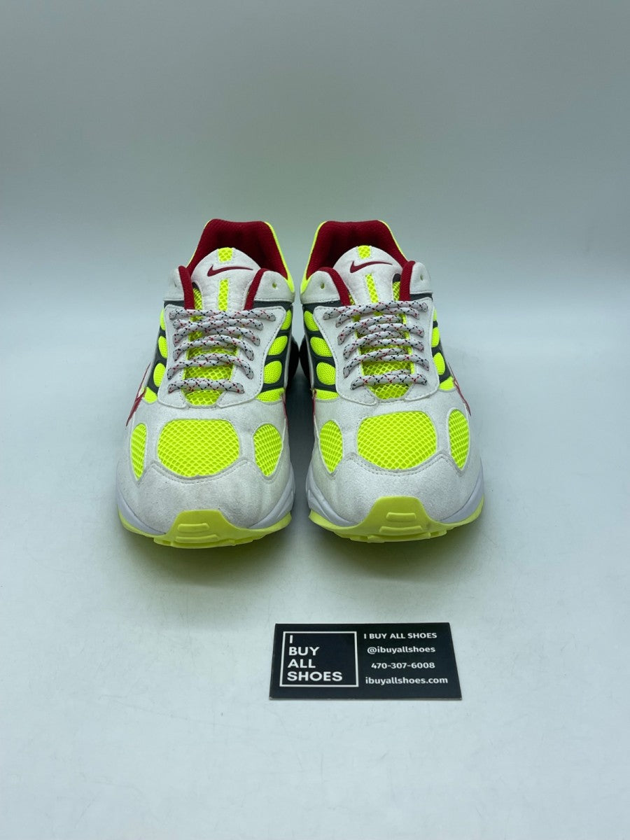 Nike Air Ghost Racer White Atom Red Neon Yellow 12 (Moderately Worn Pre-Owned) - Image 2