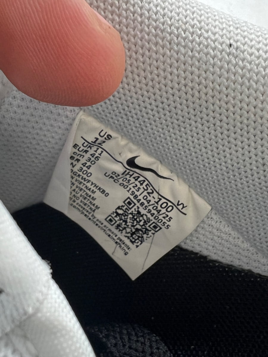 Nike Air Force 1 Low Flyease White 12 (Lightly Worn Pre-Owned) - Image 9