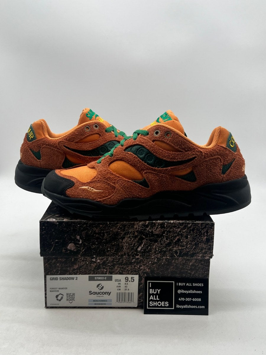Colour Plus Companie x Saucony Grid Shadow 2 'Forest Wander' 9.5 (Lightly Worn Pre-Owned) - Image 1