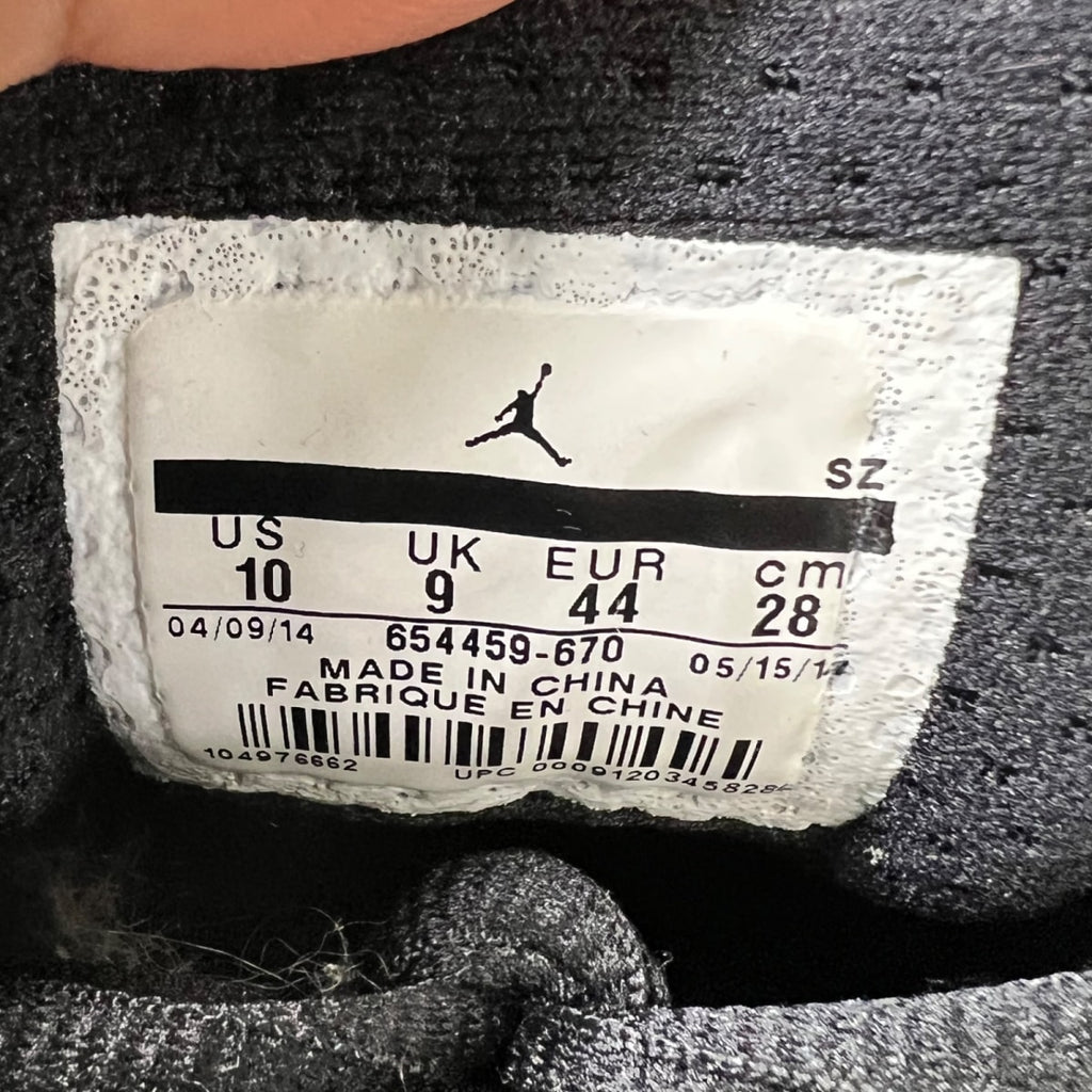 Jordan 14 Retro Challenge Red 10 (Heavily Worn Pre-Owned)JordanChallenge Red/Black/Vibrant Yellow/Anthracite - Image 4