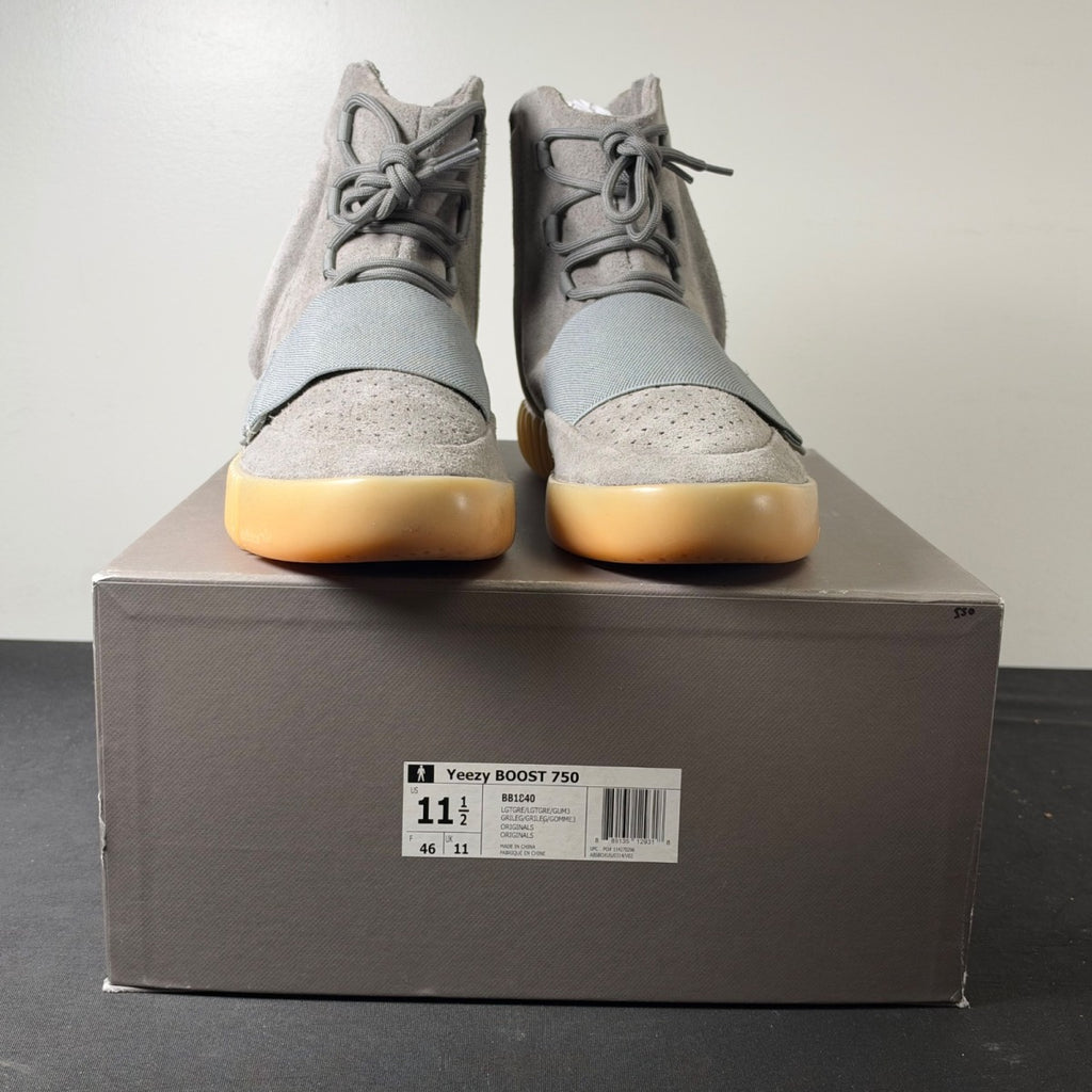 adidas Yeezy Boost 750 Light Grey Glow In the Dark (Size 11.5) - Image 2