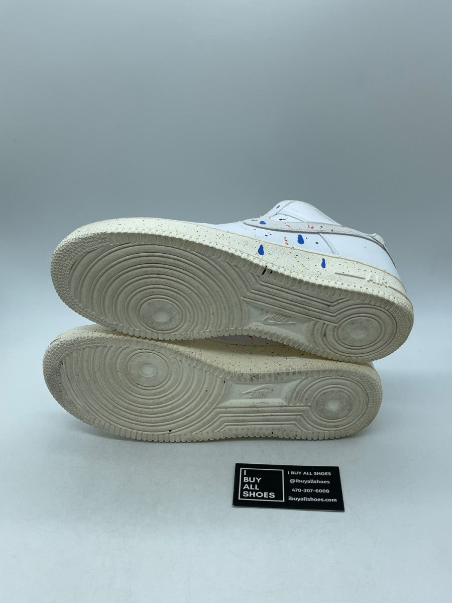 Nike Air Force 1 Low '07 LV8 Paint Splatter White 10.5 (Moderately Worn Pre-Owned) - Image 7