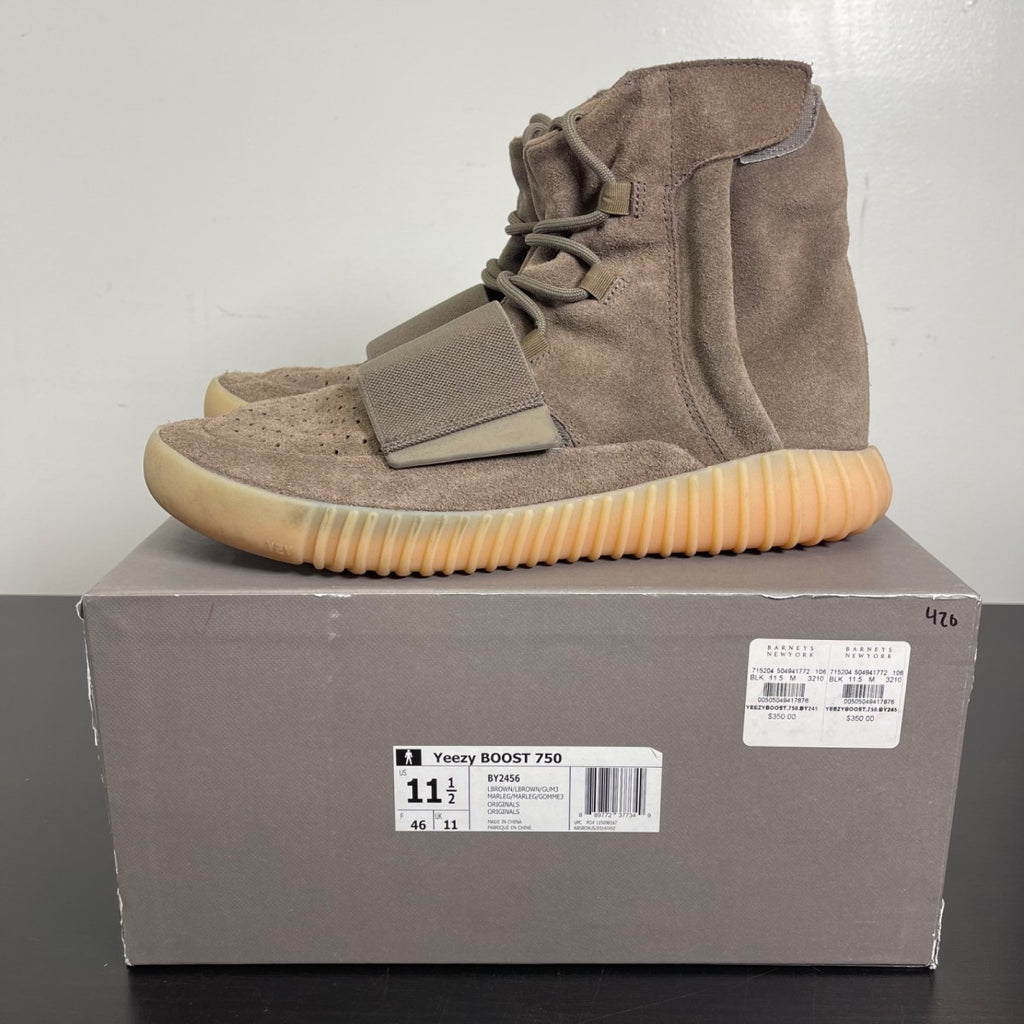 adidas Yeezy Boost 750 Chocolate 11.5 (Moderately Worn Pre-Owned)adidas - Image 3
