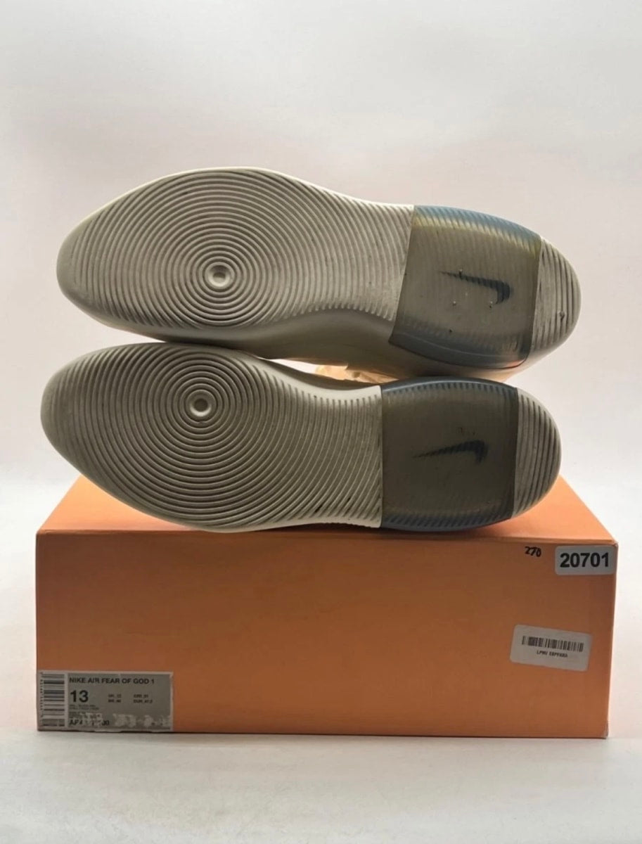 Nike Air Fear Of God 1 Sail Black 13 (Lightly Worn Pre-Owned)NikeSail/Black - Image 8