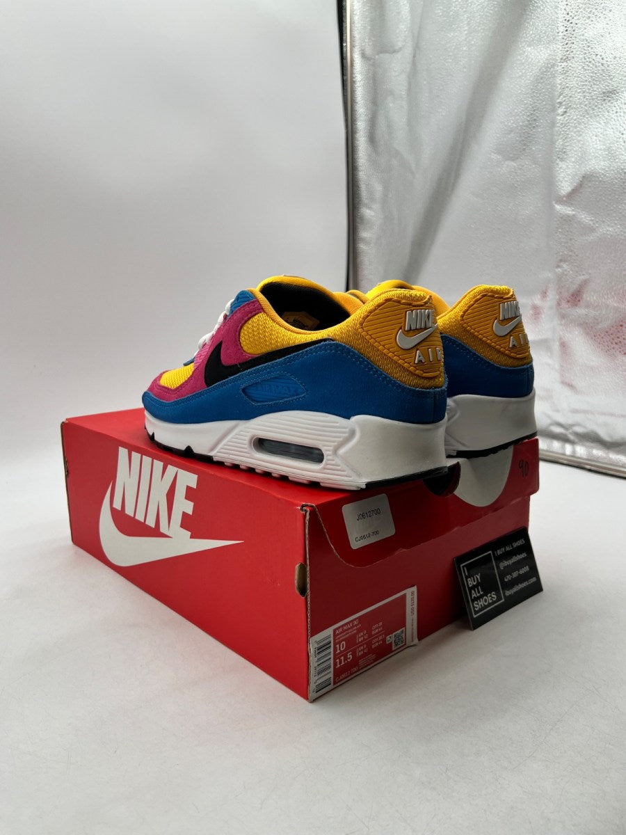 Nike Air Max 90 Multicolor Suede 10 (Lightly Worn Pre-Owned) - Image 4