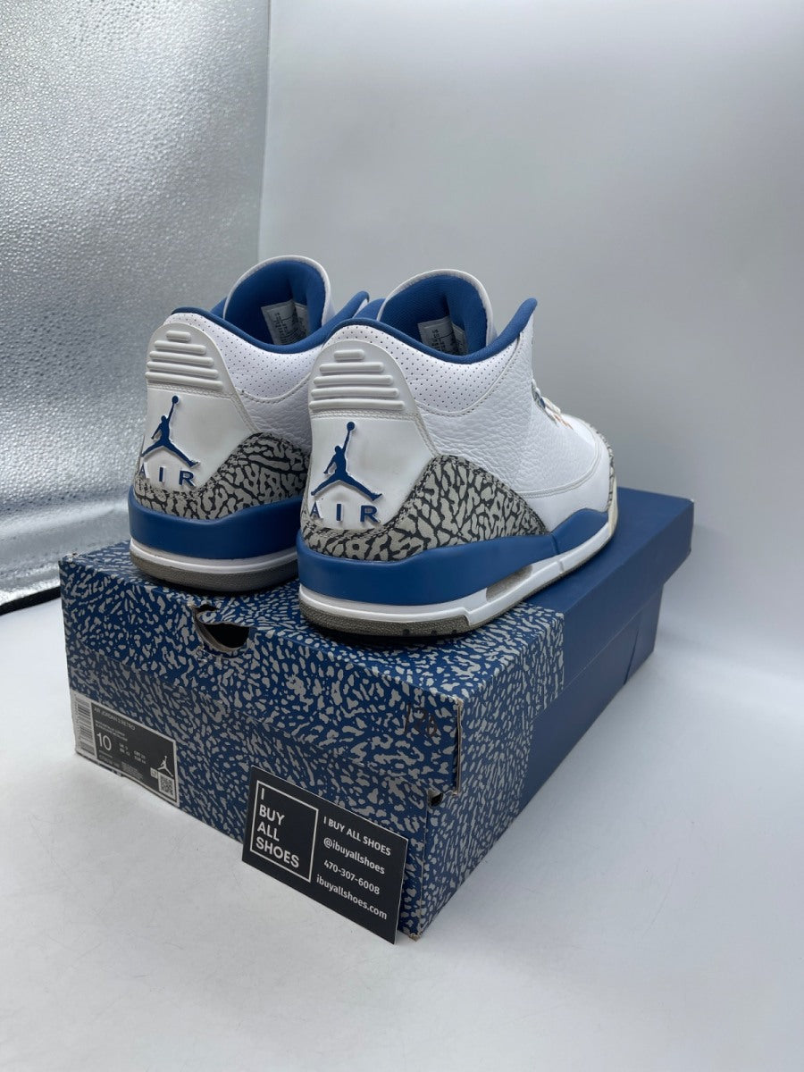 Jordan 3 Retro Wizards 10 (Moderately Worn Pre-Owned) - Image 5