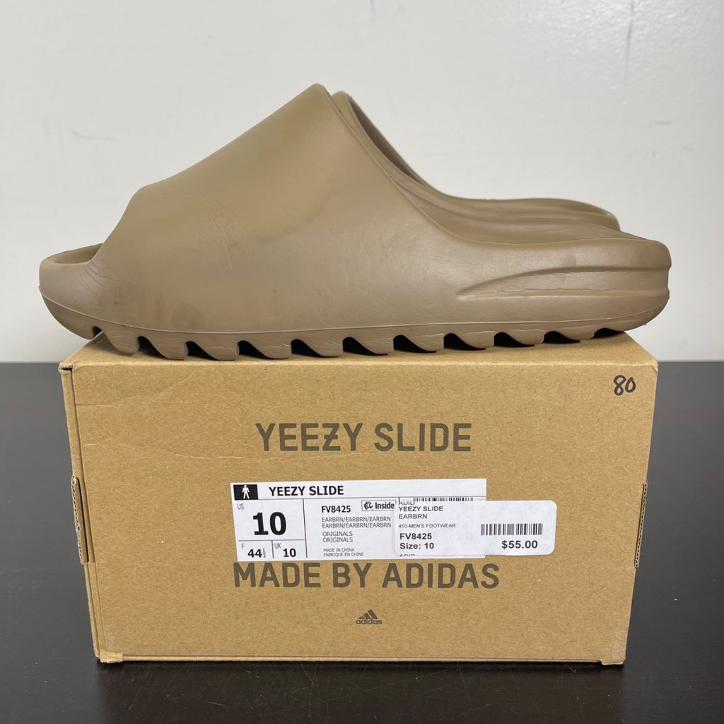 adidas Yeezy Slide Earth Brown 10 (Moderately Worn Pre-Owned)adidasEarth Brown/Earth Brown/Earth Brown - Image 3