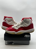Jordan 11 Retro Cherry (2022) 10.5 (Moderately Worn Pre-Owned)JordanWhite/Varsity Red/Black - Image 1