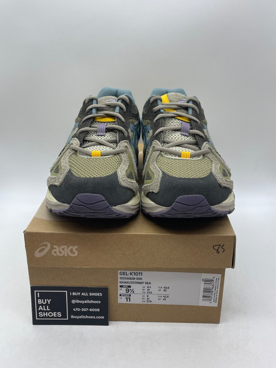ASICS Gel-K1011 Sneaker Politics Live Oak 9.5 (Moderately Worn Pre-Owned) - Image 2