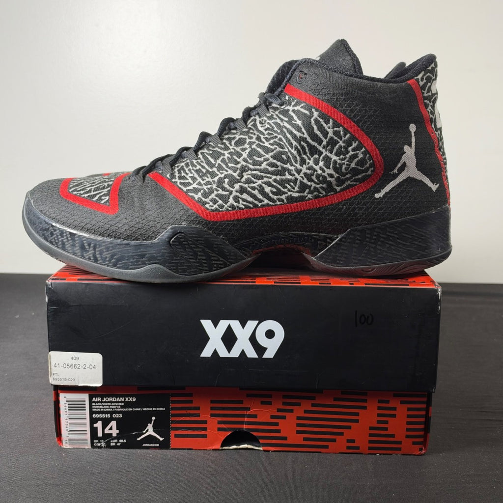 Jordan XX9 Black White Gym Red (Size 14) - Image 3