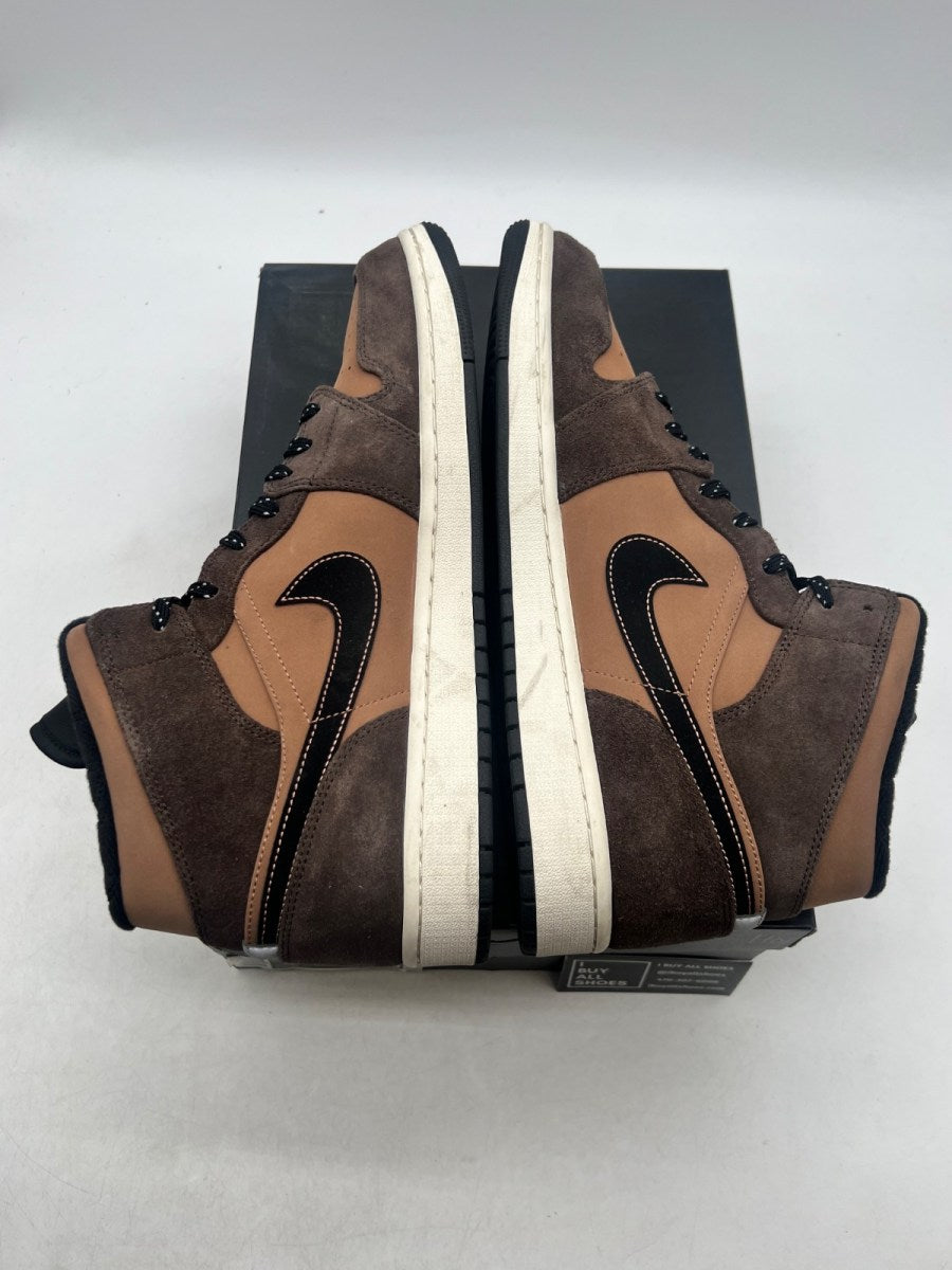 Jordan 1 Mid SE Dark Chocolate 12 (Lightly Worn Pre-Owned) - Image 7