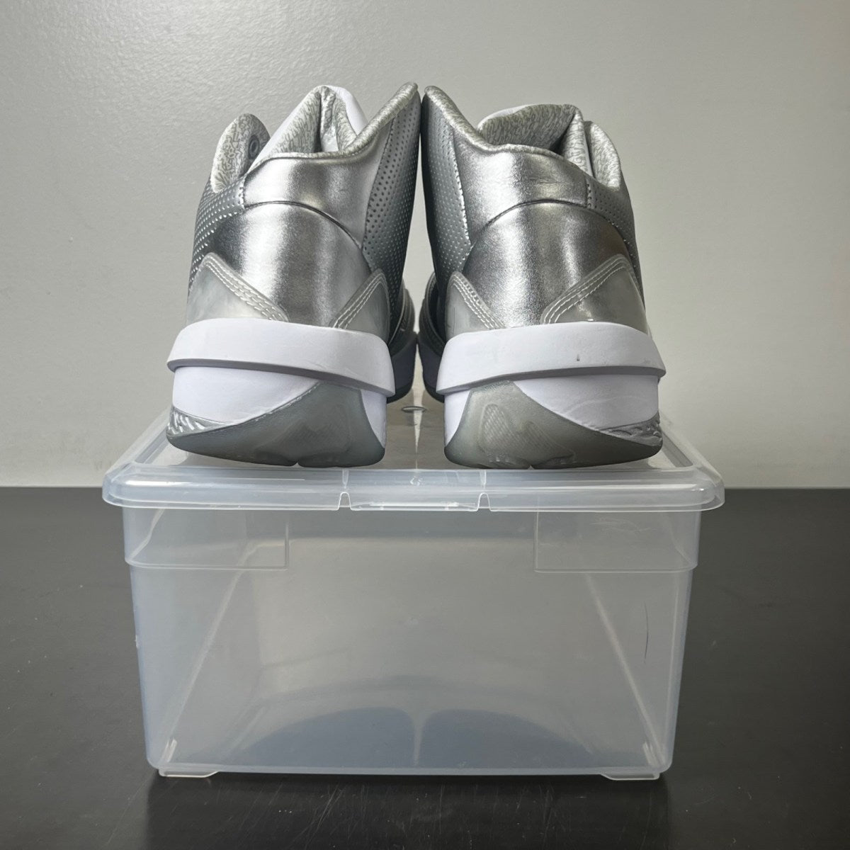 Jordan 2010 Silver Anniversary 13 (Moderately Worn Pre-Owned)JordanMetallic Silver/Metallic Silver-White-University Grey - Image 4