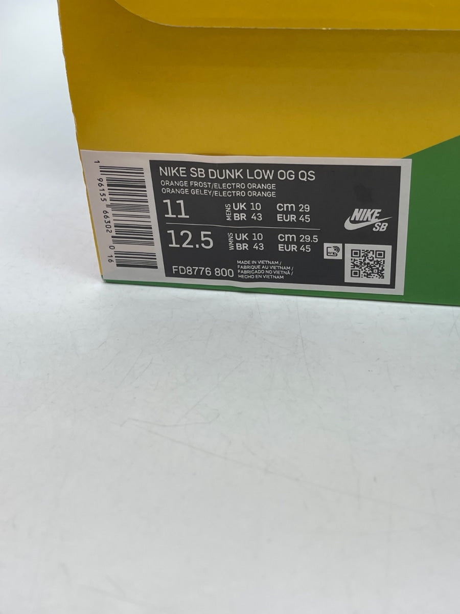 Nike SB Dunk Low Concepts Orange Lobster 11 (Moderately Worn Pre-Owned) - Image 9