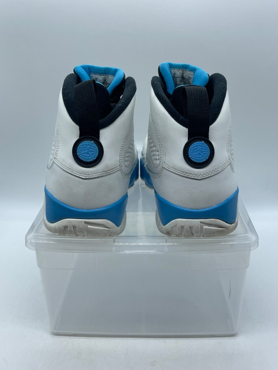 Jordan 9 Retro Powder Blue (2024) 11 (Moderately Worn Pre-Owned)JordanSummit White/Black/Dark Powder Blue - Image 3