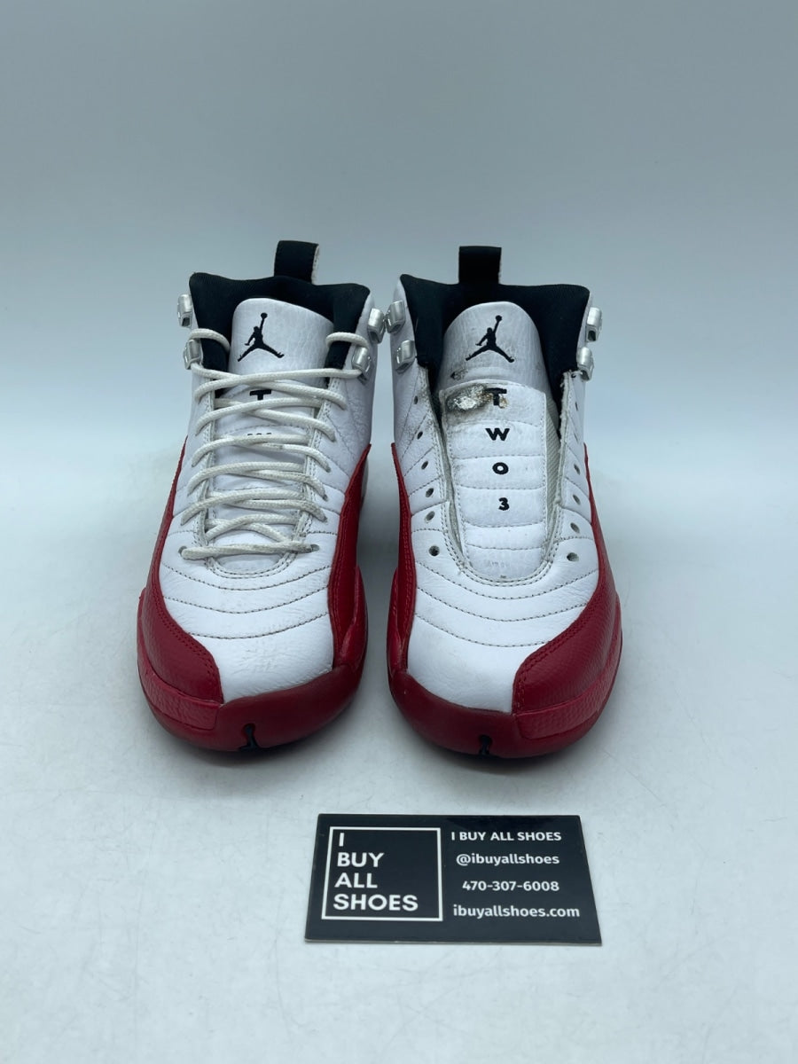 Jordan 12 Retro Cherry (2023) (GS) 4.5Y (Heavily Worn Pre-Owned) - Image 2