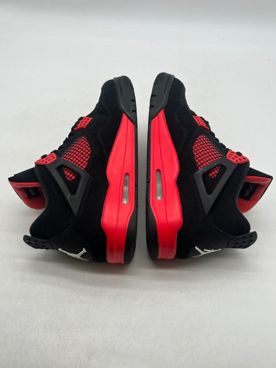 Jordan 4 Retro Red Thunder 10 (Lightly Worn Pre-Owned)JordanBlack/Multi-Color-Multi-Color-Crimson - Image 8