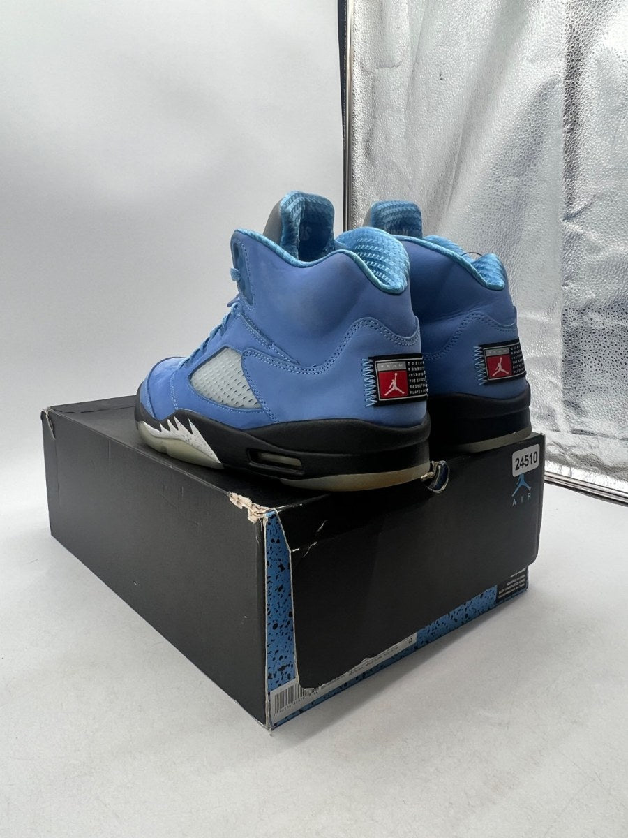 Jordan 5 Retro UNC University Blue 11 (Moderately Worn Pre-Owned)JordanUniversity Blue/Black/White - Image 6