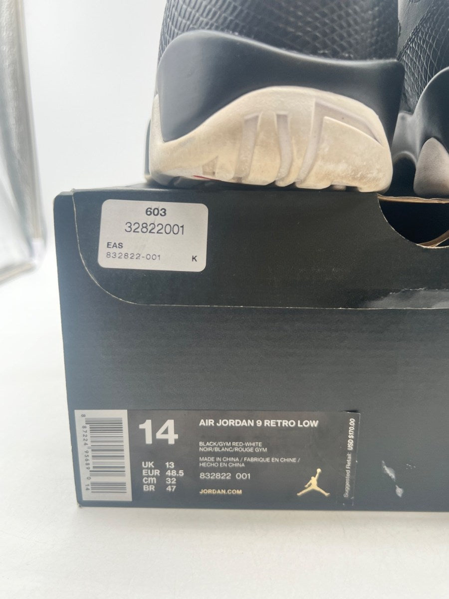 Jordan 9 Retro Low Snakeskin 14 (Moderately Worn Pre-Owned) - Image 6