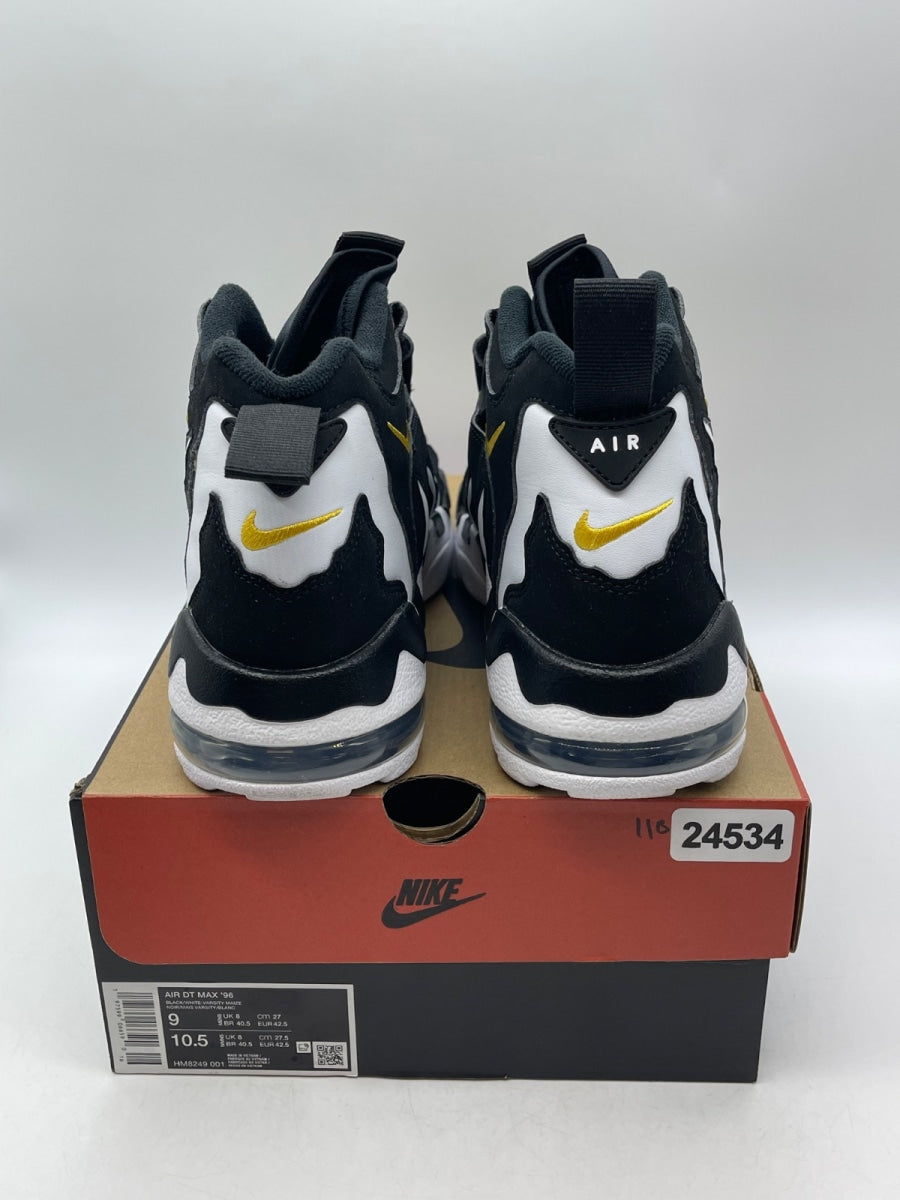 Nike Air DT Max '96 Black White (2024) 9 (Moderately Worn Pre-Owned)NikeBlack/White/Varsity Maize - Image 3