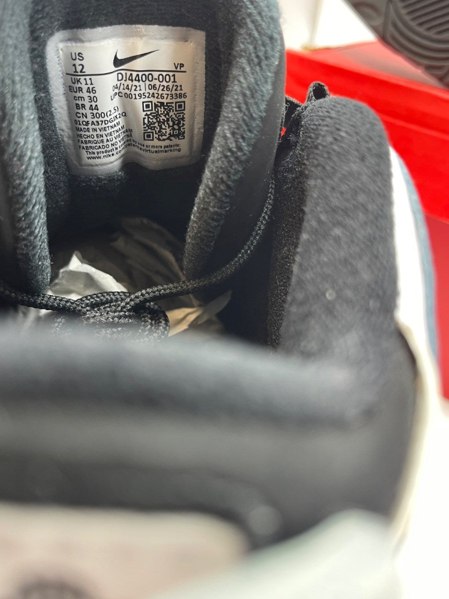 Nike Air More Uptempo 96 Alternates Split Black Varsity Red 12 (Moderately Worn Pre-Owned) - Image 8
