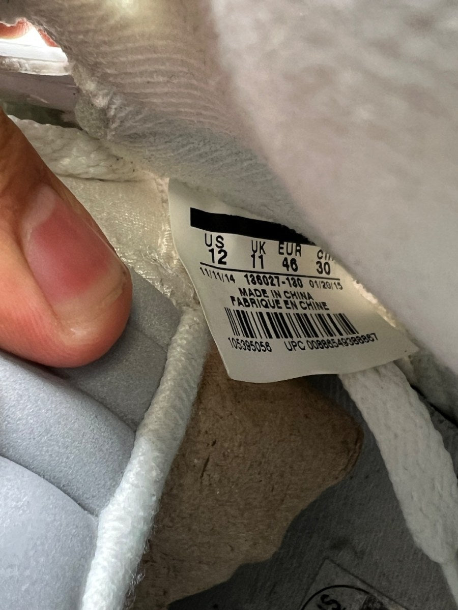 Jordan 5 Retro Metallic White (2015) 12 (Moderately Worn Pre-Owned)JordanWhite/Metallic Silver-Black - Image 7