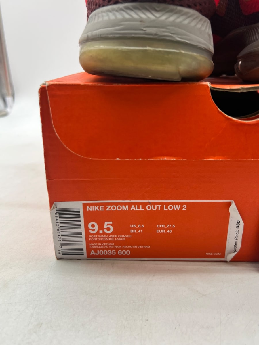 Nike Zoom All Out Low 2 9.5 (Lightly Worn Pre-Owned) - Image 4