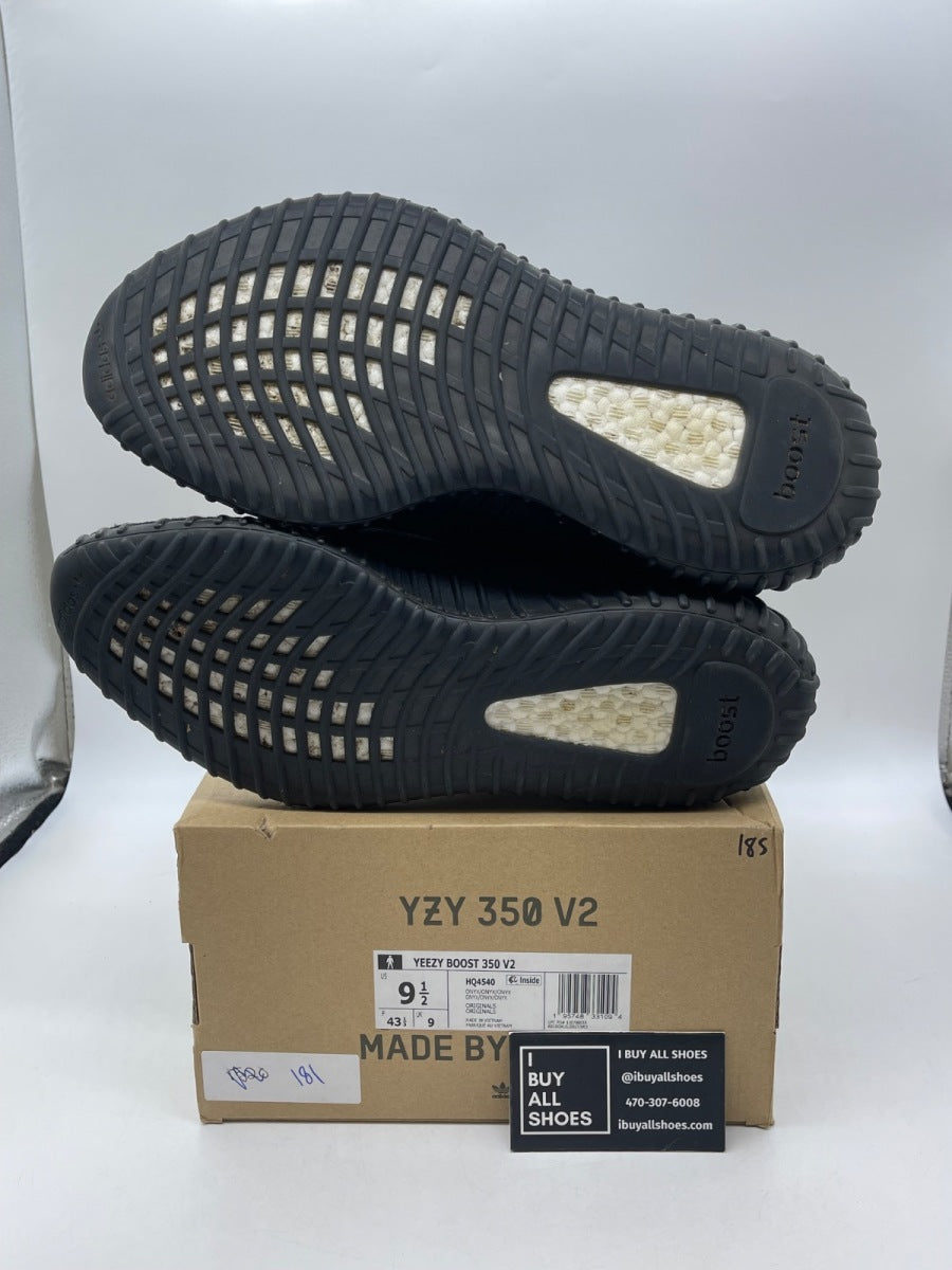 adidas Yeezy Boost 350 V2 Onyx 9.5 (Moderately Worn Pre-Owned) - Image 7