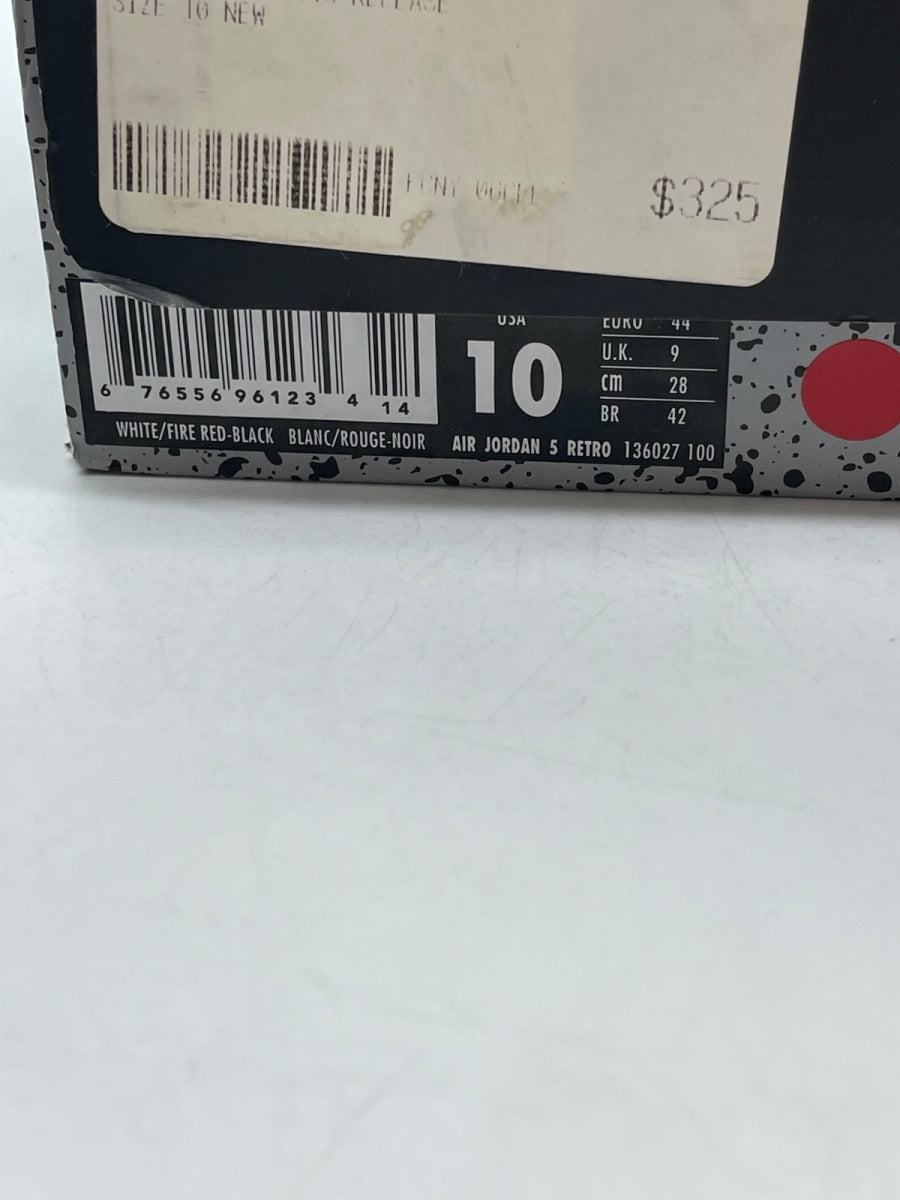 Jordan 5 Retro Fire Red (2013) 10 (Moderately Worn Pre-Owned) - Image 9