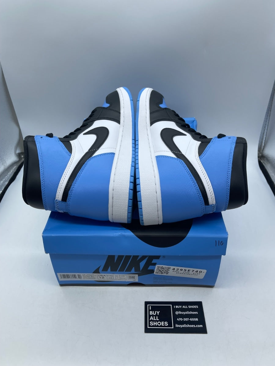 Jordan 1 Retro High OG UNC Toe 12 (Moderately Worn Pre-Owned) - Image 6