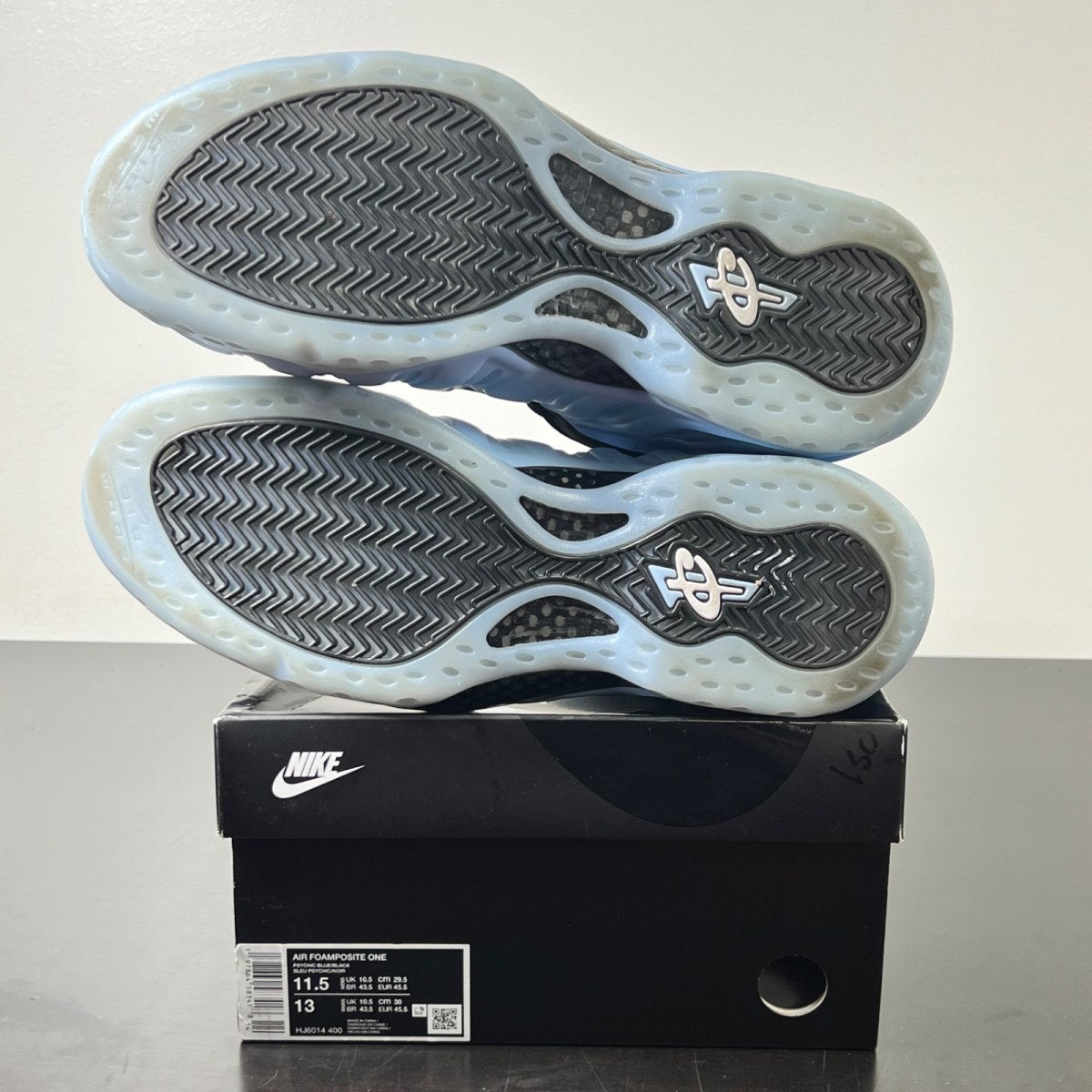 Nike Air Foamposite One Psychic Blue 11.5 (Lightly Worn Pre-Owned)NikePsychic Blue/Black - Image 6