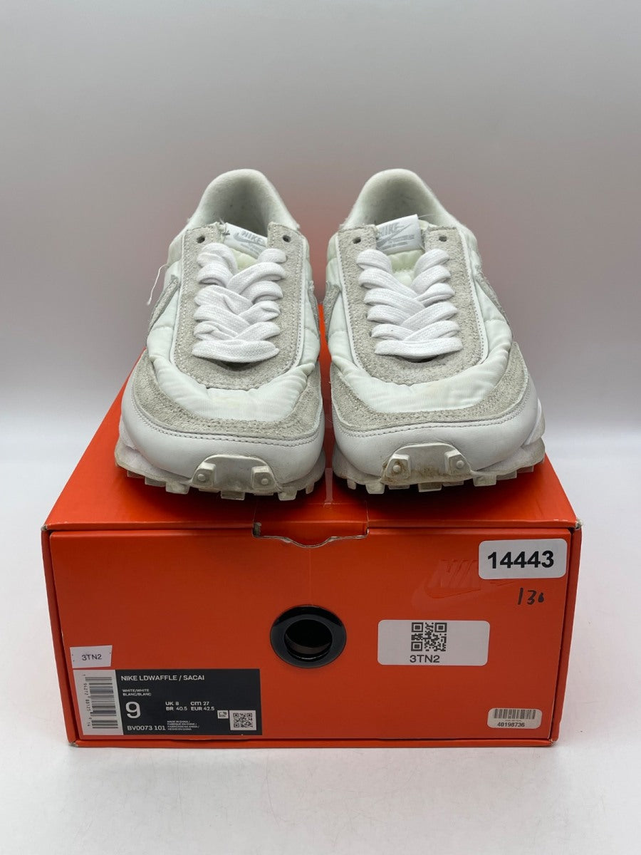 Nike LD Waffle sacai White Nylon (Size 9) - Image 2