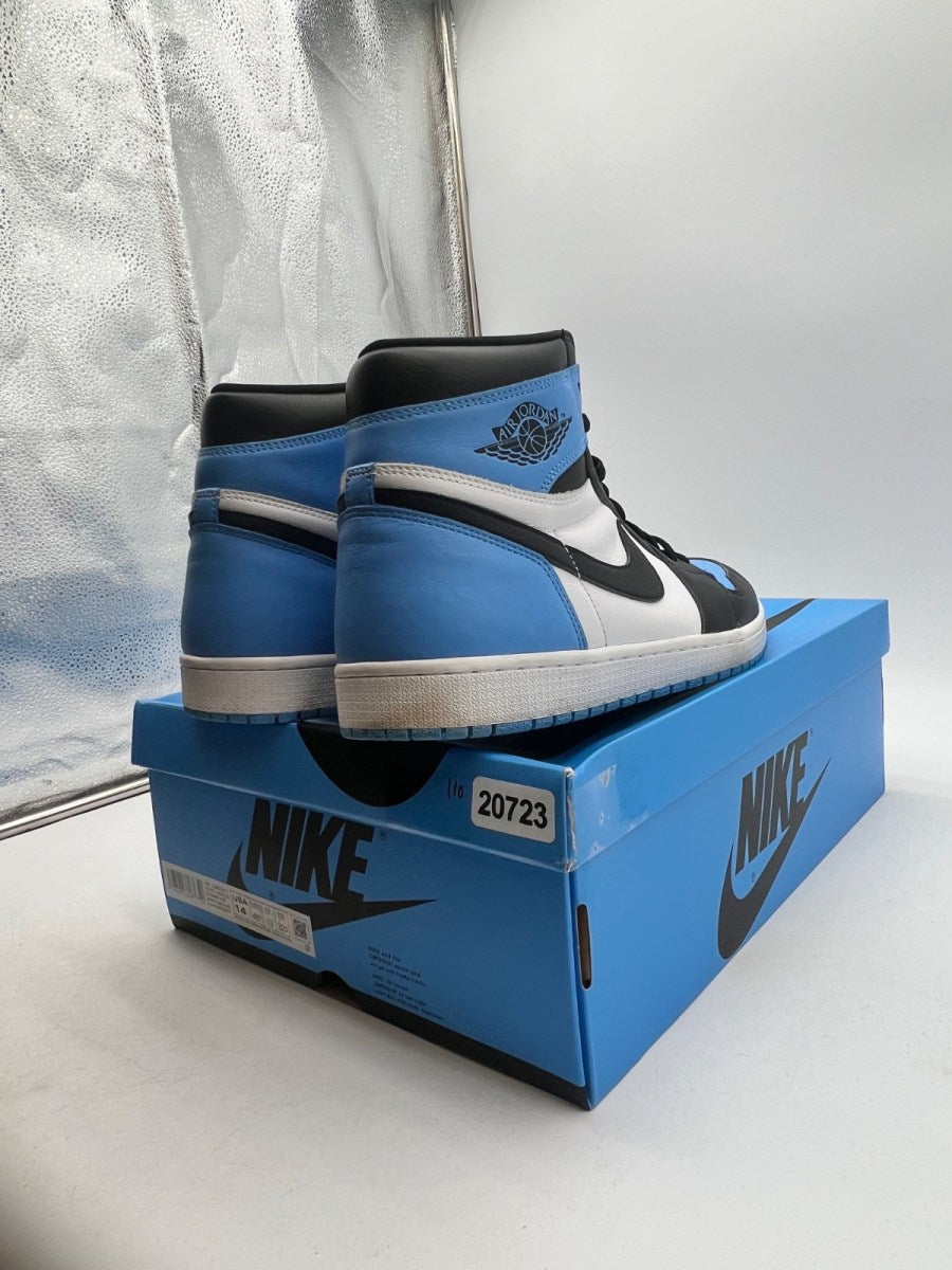 Jordan 1 Retro High OG UNC Toe 14 (Lightly Worn Pre-Owned) - Image 3