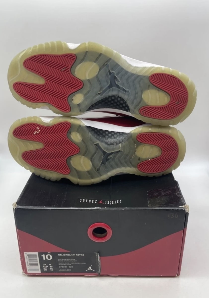 Jordan 11 Retro Win Like 96 10 (Moderately Worn Pre-Owned)JordanGym Red/Black-White - Image 7