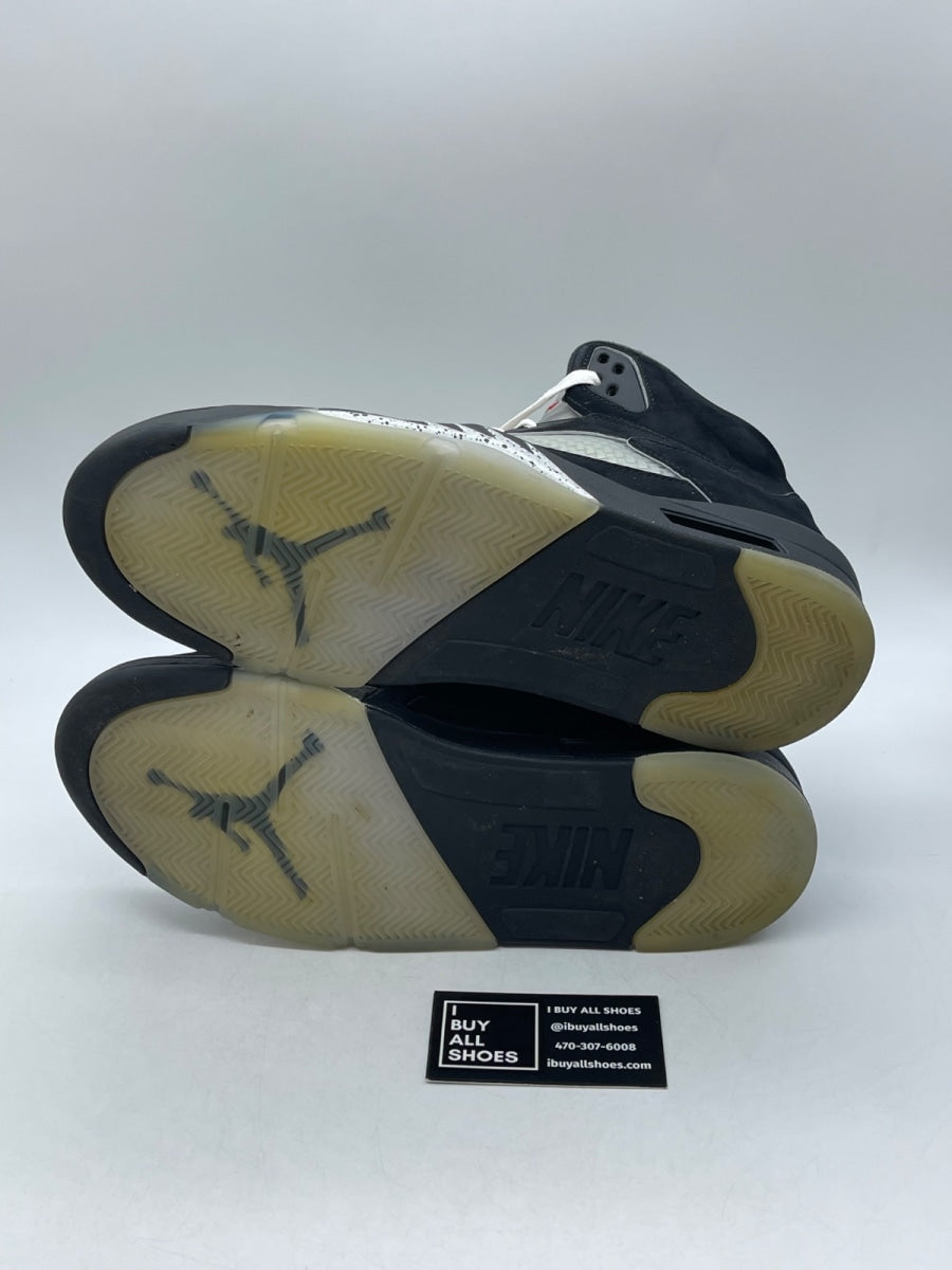 Jordan 5 Retro OG Black Metallic Reimagined 11.5 (Moderately Worn Pre-Owned) - Image 7