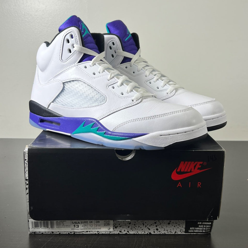 Jordan 5 Retro Grape (2025) (Size 13) Lightly Worn - Image 1