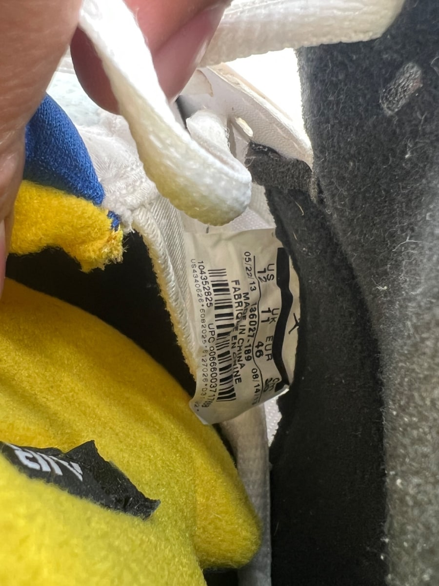 Jordan 5 Retro Laney (2013) 12 (Moderately Worn Pre-Owned) - Image 8