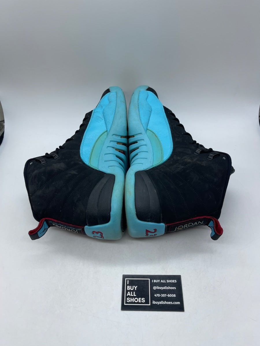 Jordan 12 Retro Gamma Blue 13 (Heavily Worn Pre-Owned) - Image 6