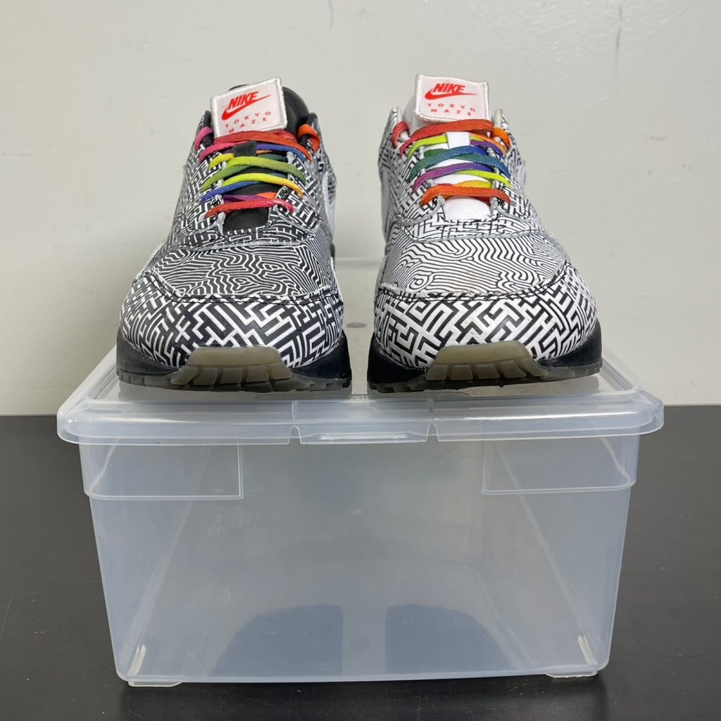 Nike Air Max 1 Tokyo Maze 10 (Moderately Worn Pre-Owned)NikeWhite/Black-Multi-Color - Image 2