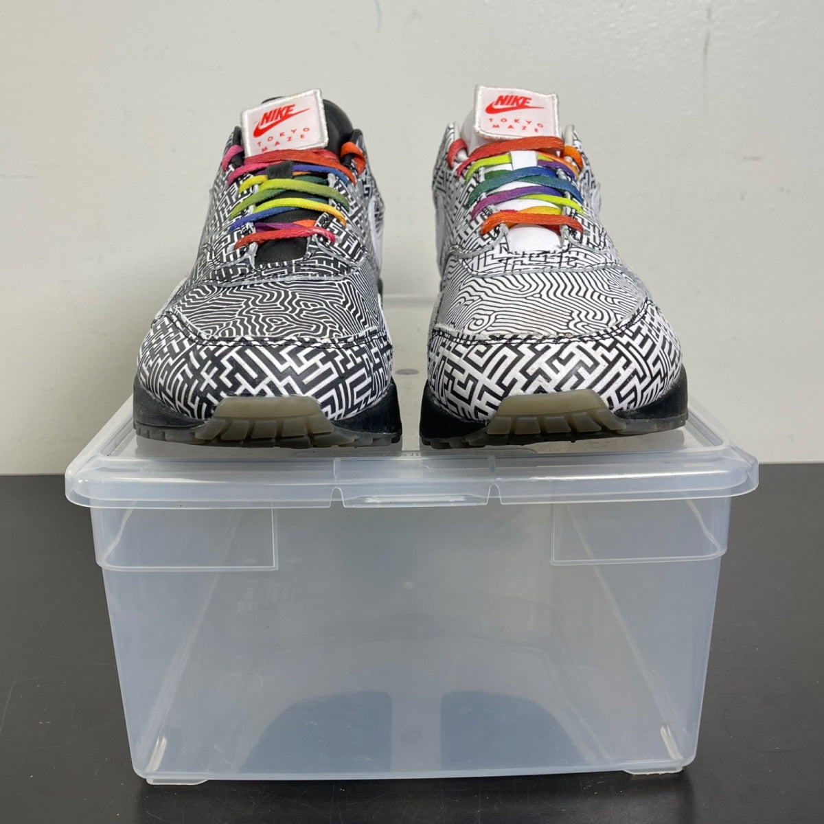 Nike Air Max 1 Tokyo Maze 10 (Moderately Worn Pre-Owned)NikeWhite/Black-Multi-Color - Image 2