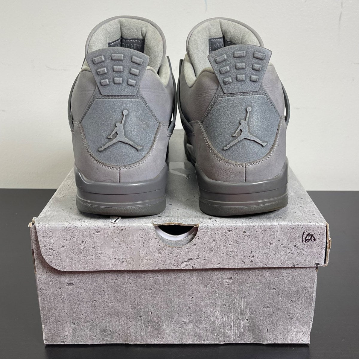 Jordan 4 Retro SE Paris Olympics Wet Cement 13 (Moderately Worn Pre-Owned)JordanSmoke Grey/Iron Grey/Cement Grey/Particle Grey - Image 4