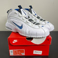 Nike Air Max Penny 1 Home (2022) 11 (Moderately Worn Pre-Owned)NikeWhite/Varsity Royal-Black - Image 1