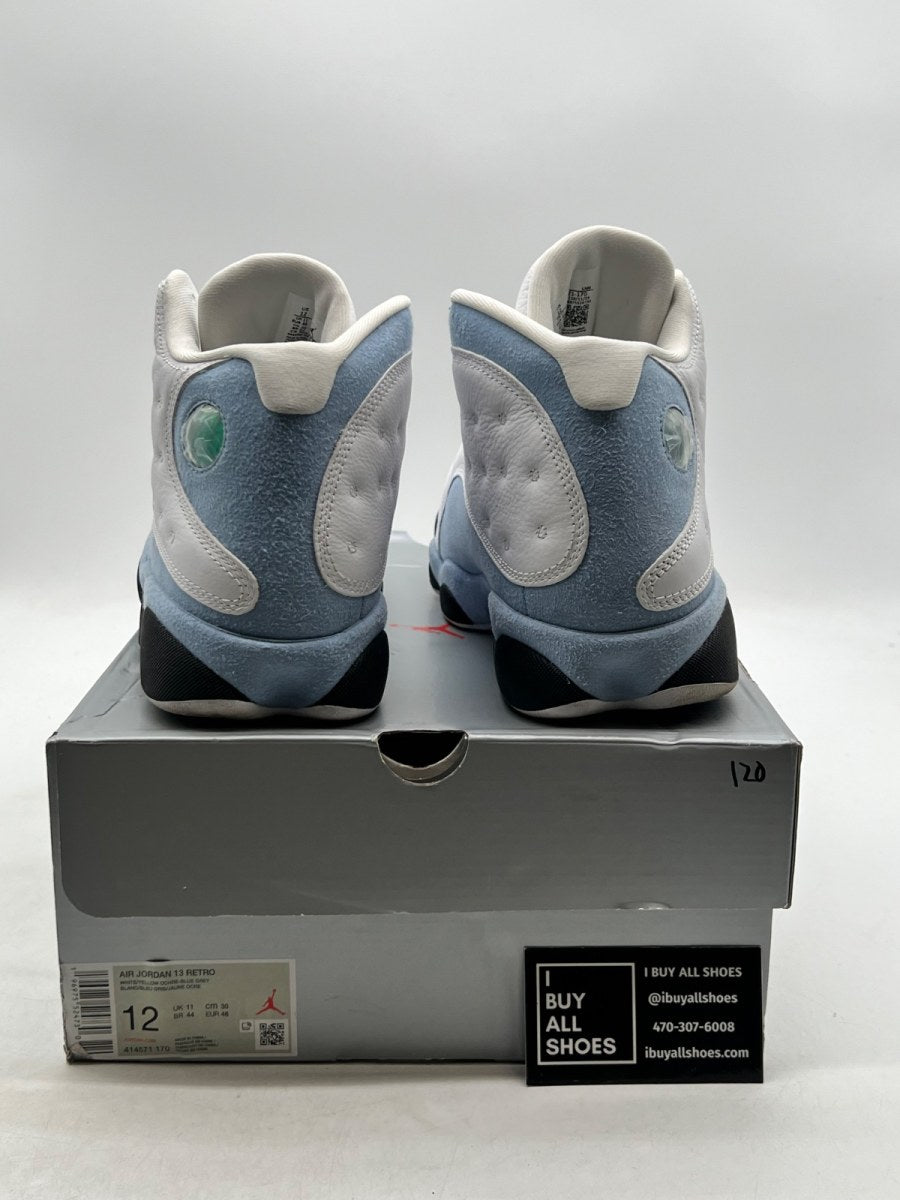 Jordan 13 Retro Blue Grey 12 (Moderately Worn Pre-Owned) - Image 3