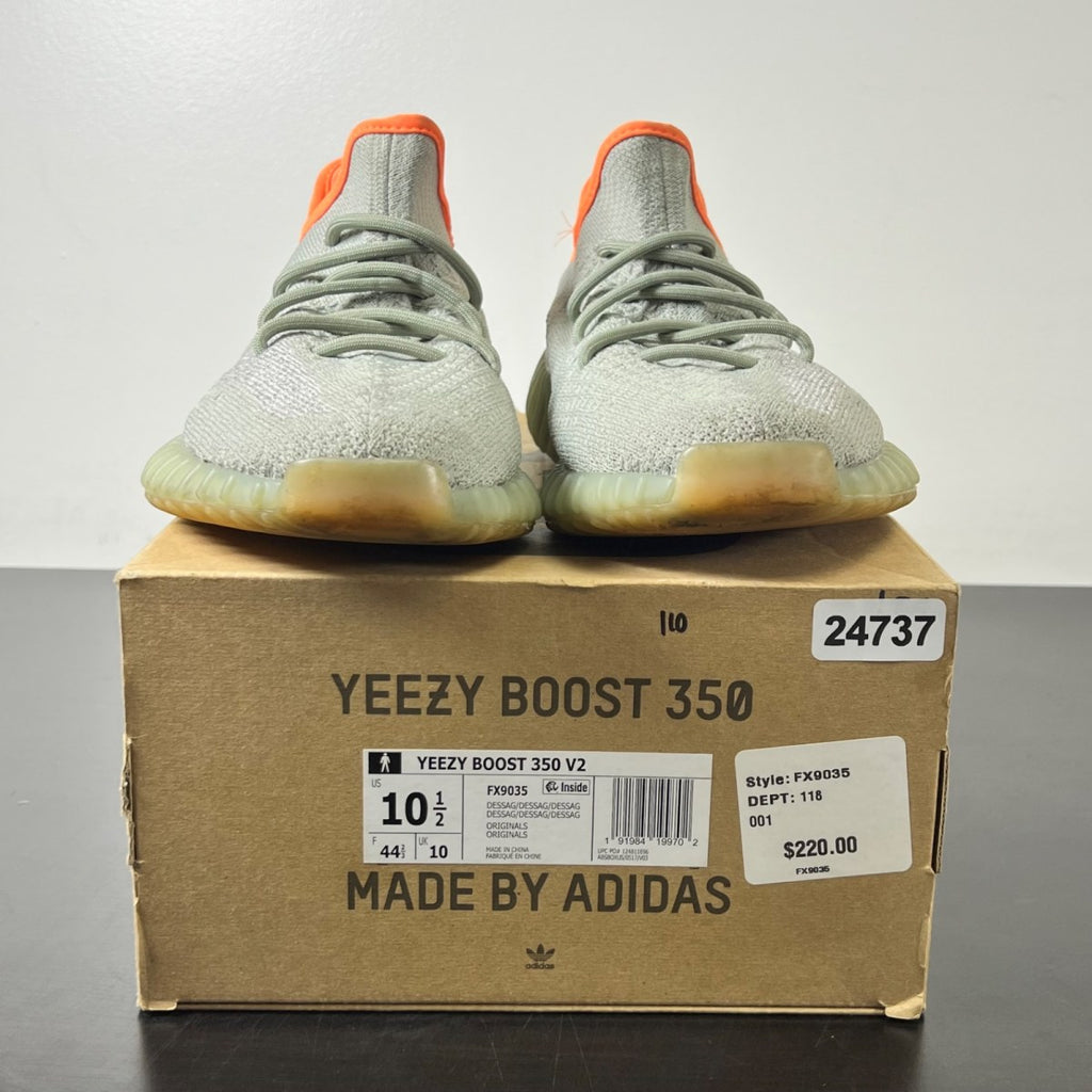 adidas Yeezy Boost 350 V2 Desert Sage 10.5 (Lightly Worn Pre-Owned)adidasDesert Sage/Desert Sage/Desert Sage - Image 2