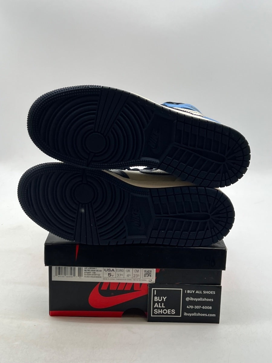 Jordan 1 Retro High Obsidian (GS) 5Y (Lightly Worn Pre-Owned) - Image 8