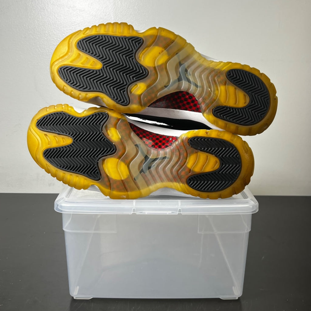 Jordan 11 Retro 72-10 8.5 (Heavily Worn Pre-Owned)JordanBlack/Gym Red-White-Anthracite - Image 5