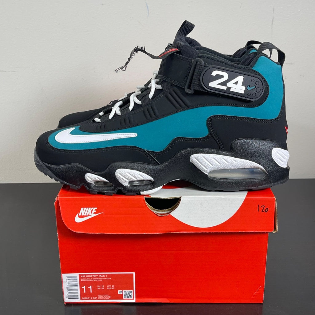 Nike Air Griffey Max 1 Freshwater (2021/2025) 11 (Moderately Worn Pre-Owned)NikeBalck/Multi-Color-Fresh Water - Image 3