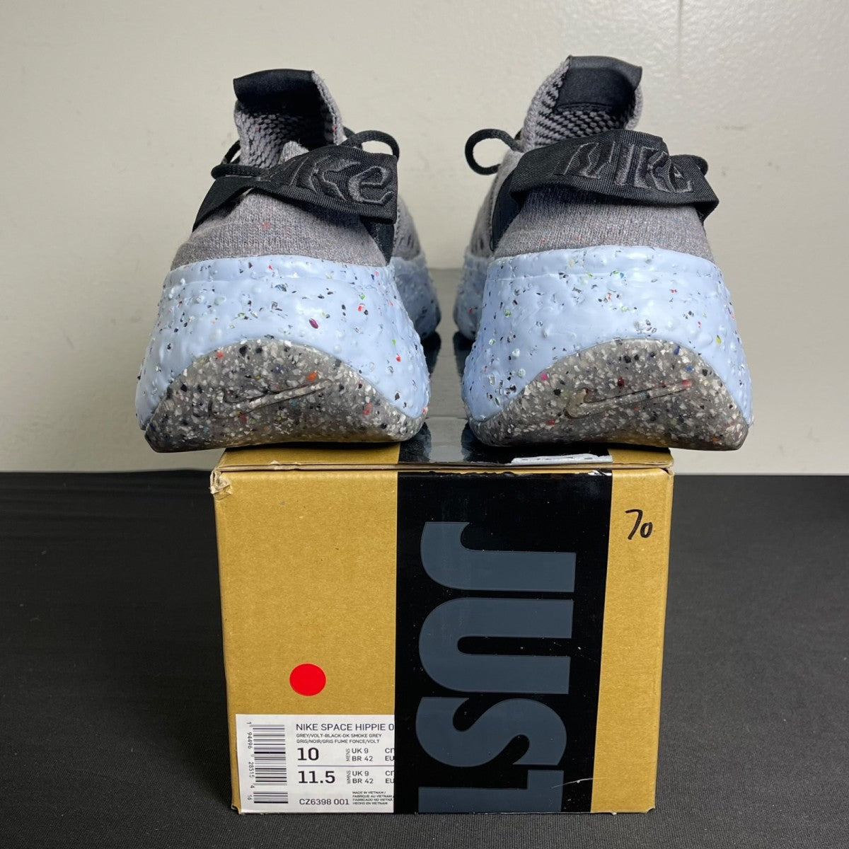 Nike Space Hippie 04 Grey Volt (Size 10) - Image 4