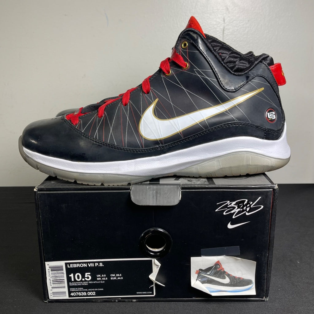 Nike LeBron 7 PS P.S. Bred (Size 10.5) - aux